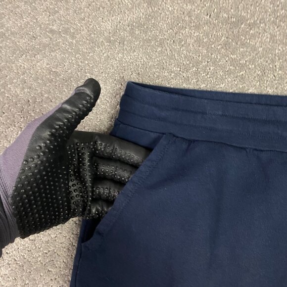 Flint And Tinder Sweat Shorts Men's Large French Terry Navy Blue Gym Drawstring - Picture 2 of 13